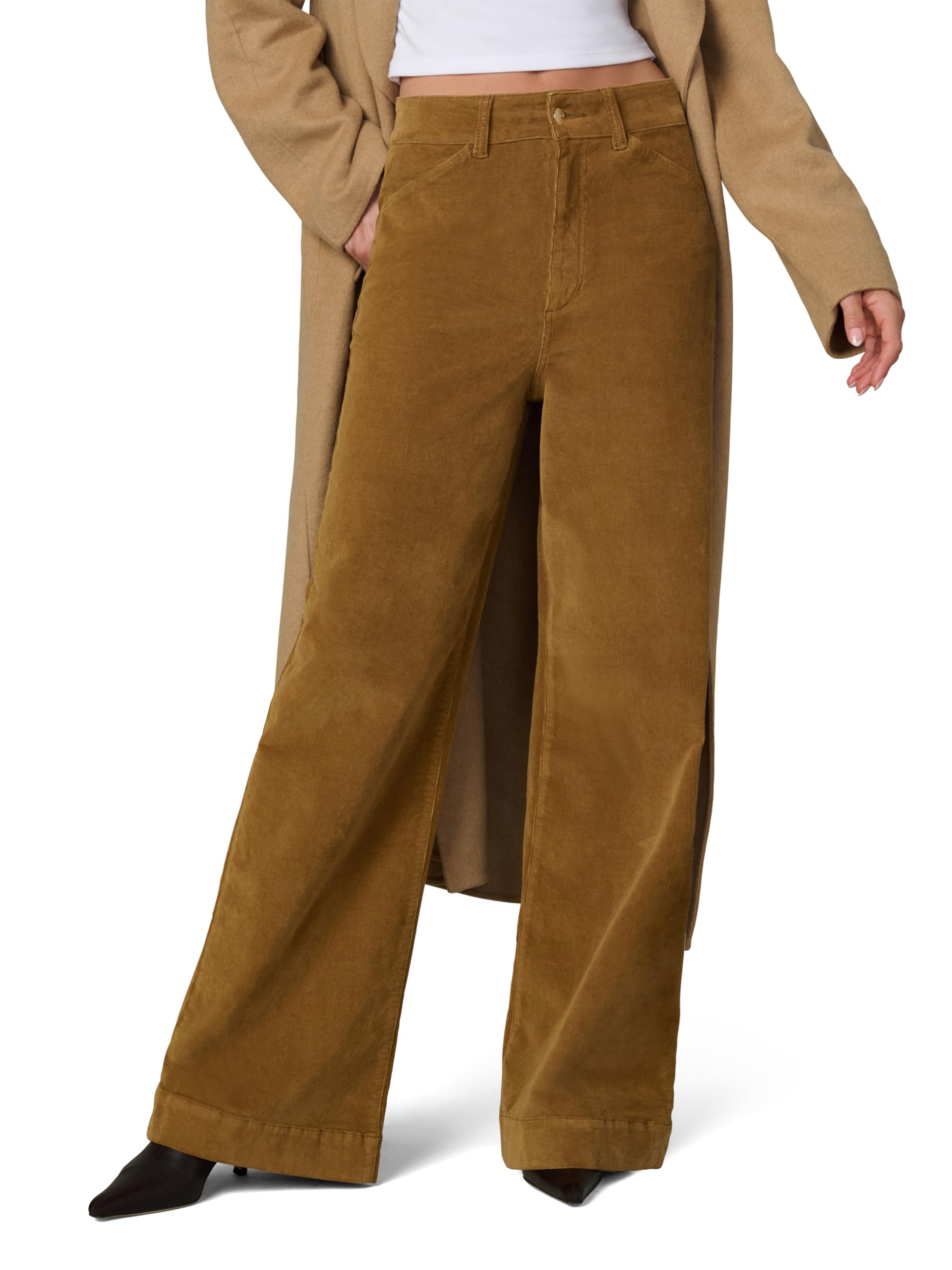 Joes Womens The Mia High Rise Wide Leg Corduroy Pant
