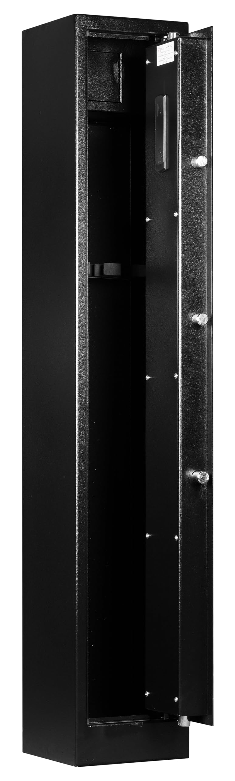Genie Hand | Cassaforte di Sicurezza Elettronica per Fucili e Pistole con Codice a Combinazione e Chiave con Serratura B-Class e Sistema Anti Bounce