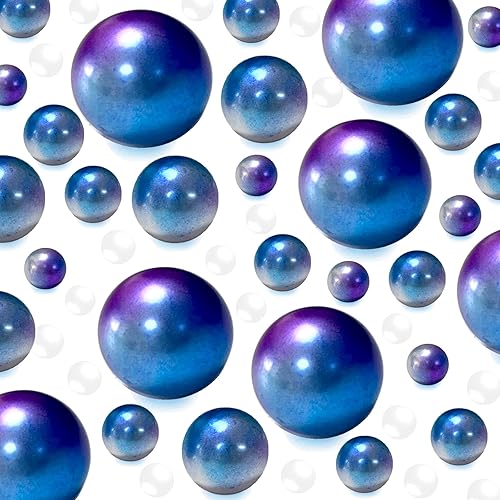 100 cuentas flotantes sin agujero y 500 geles de agua transparentes, perlas degradadas para jarrones, cuentas flotantes para centro de mesa, hogar,