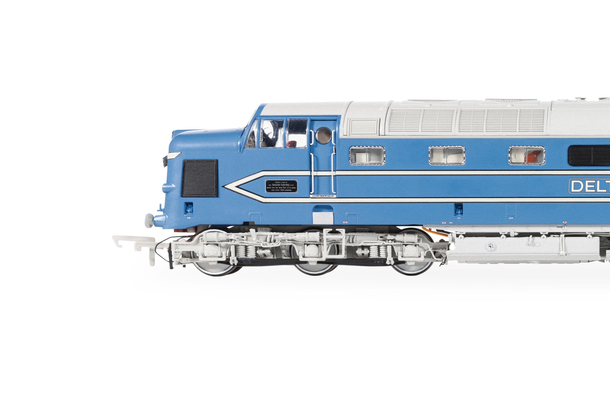 Hornby R30420 Dublo DP1 Deltic NRM, lokomotywa spalinowa, model kolejki w skali OO, gotowy do DCC, odlew ciśnieniowy, 14 lat+