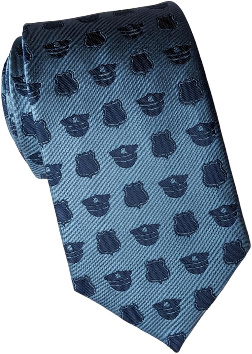 Maker V Police Necktie, Policia Necktie, Police officer necktie, police tie, police academy gift, police gift for men, garda necktie, blue lives, detective gift