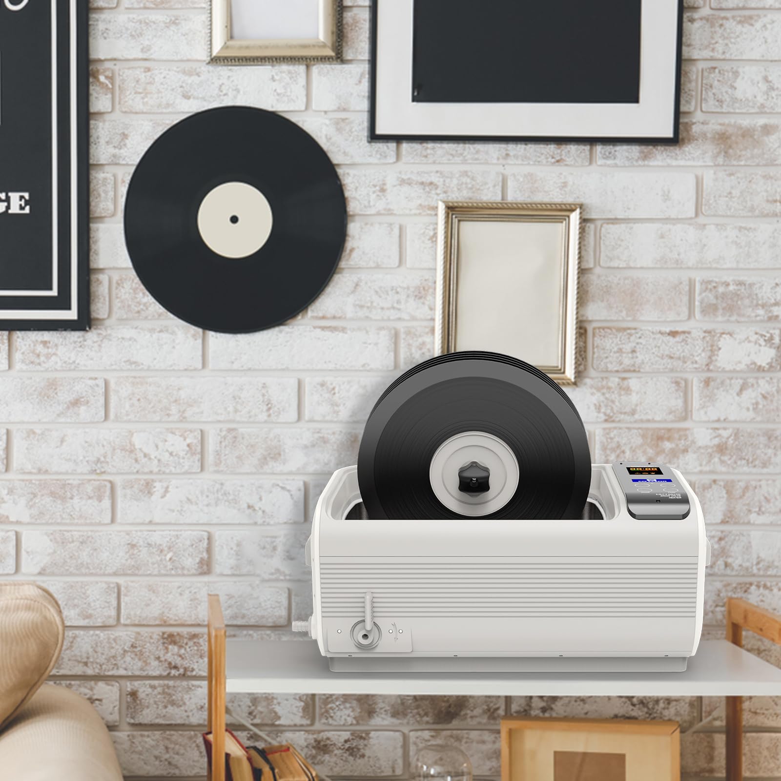 LifeBasis 6L Ultraschall Schallplattenreiniger Record mit Timer & Heizung | Professionelles Ultraschallreinigungsgerät 35kHZ 300W CD-4862 für Chirurgische Instrumente MechanischeTeile Laborgerät