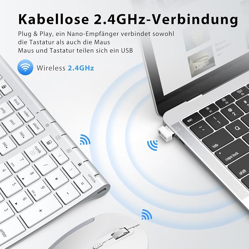 iClever Vezeték Nélküli Billentyűzet és Egér Szett, 2.4G, USB-C Újratölthető, Teljes Méretű, Vékony, Tartós, Windows/Mac Kompatibilis

AI: i