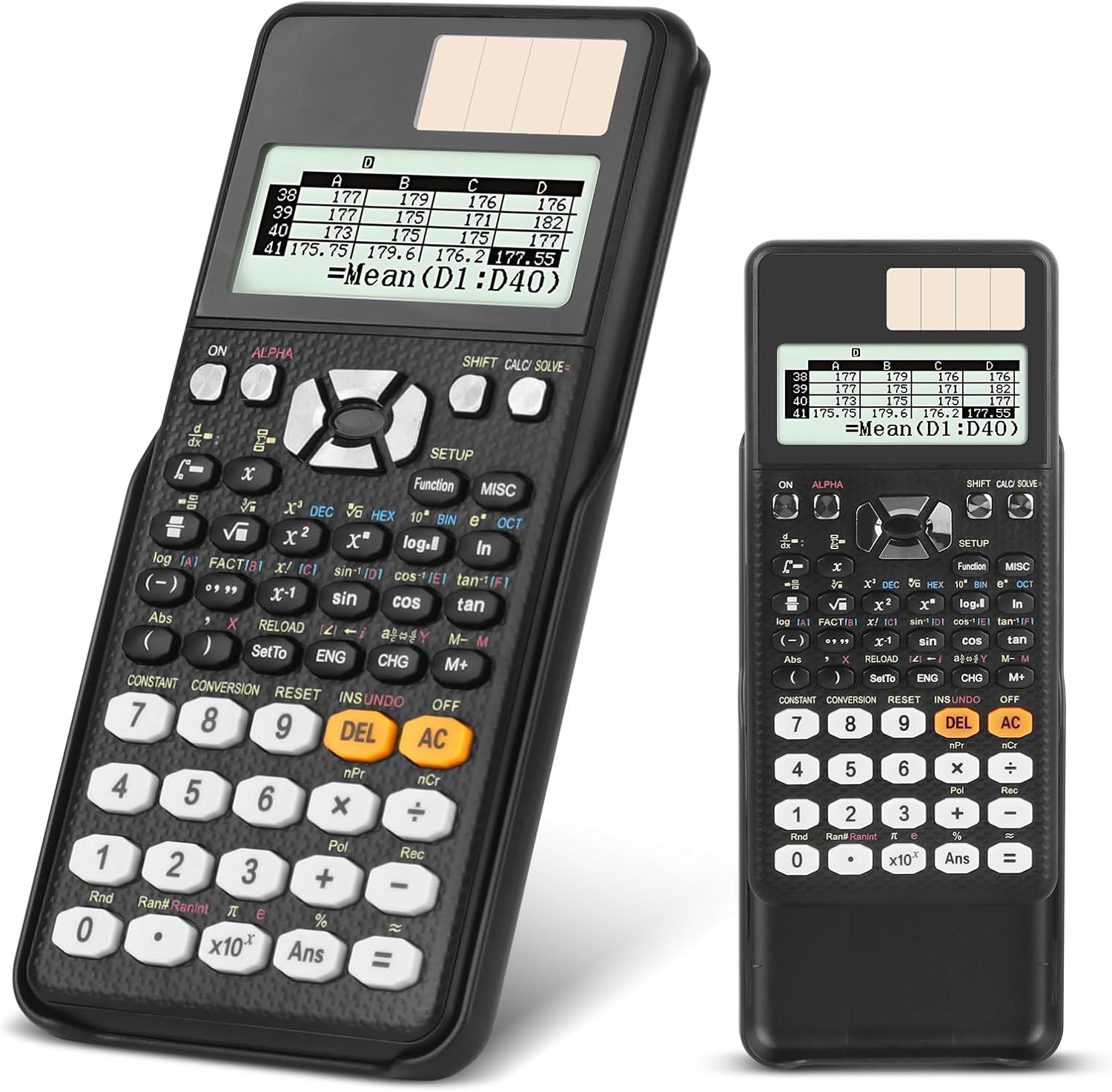 FX-991EX Scientific Calculator, Portable Engineering Scientific Calculator with 552 Functions, Solar Battery Electronic Scientific Calculators for Students Teacher