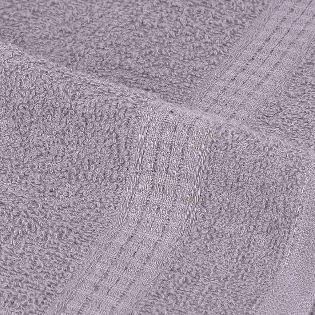 FROGN Juego de 10 toallas de mano, gris, 100 x 200 cm, 360 g/m², 100% algodón, toalla de baño absorbente y toalla de ducha para baño, ducha, sauna, playa, fitness, spa y viajes