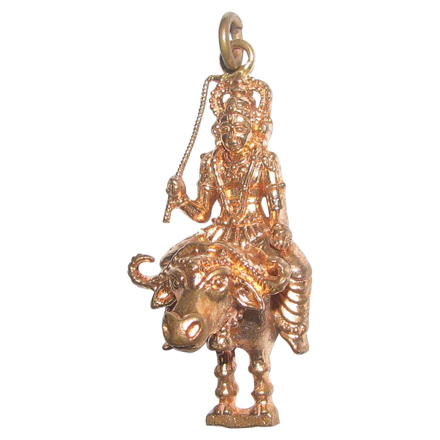 Bronze Panchalogam Vishnu Maya Pendant Panchaloha Vishnumaya Locket Panchadhatu Avanangattilkalari Sree Vishnumaya Kavach Brown For Men And Women