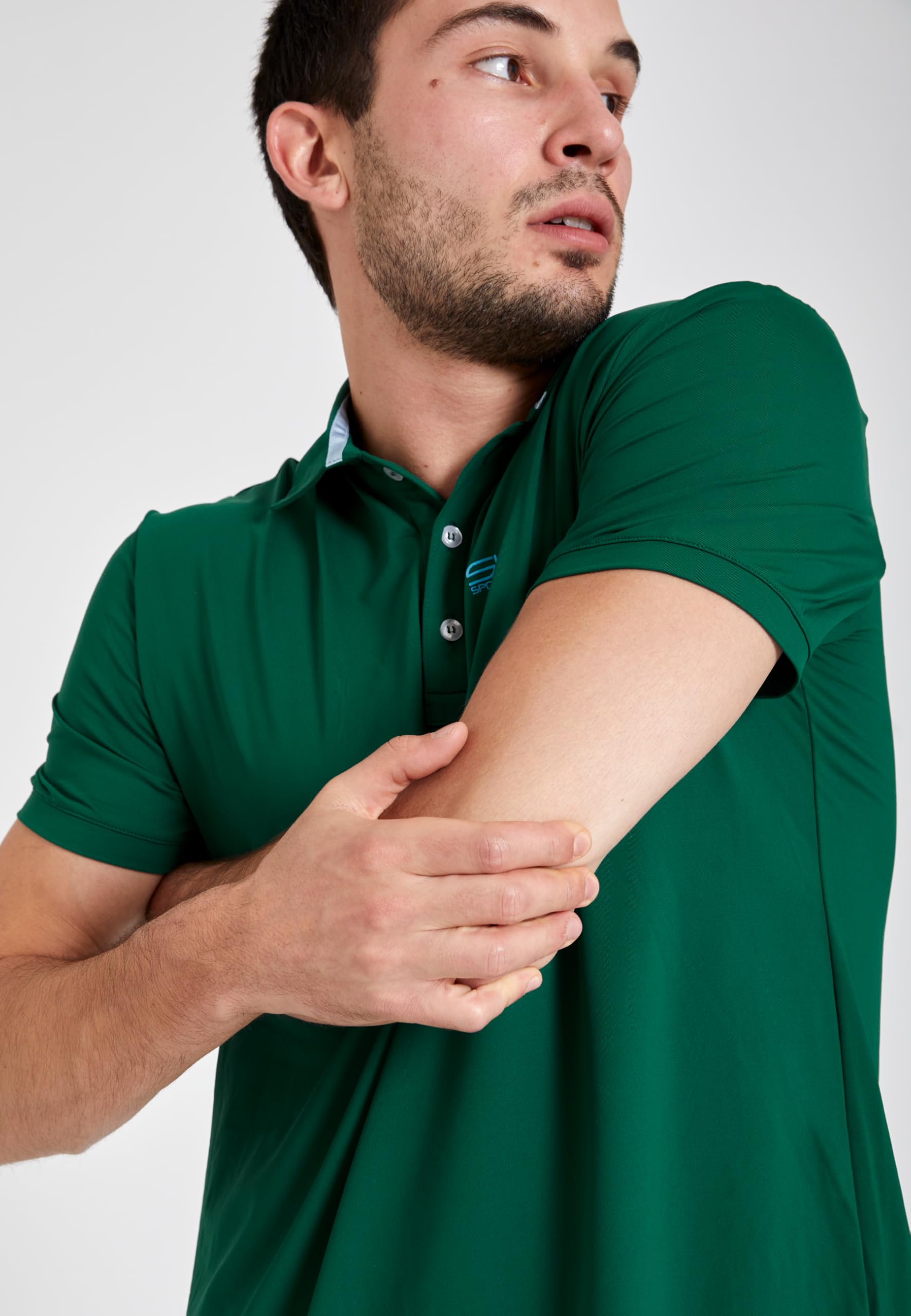Sportkind Jungen & Herren Tennis, Golf, Segeln, Funktions Poloshirt Kurzarm, UV-Schutz, atmungsaktiv
