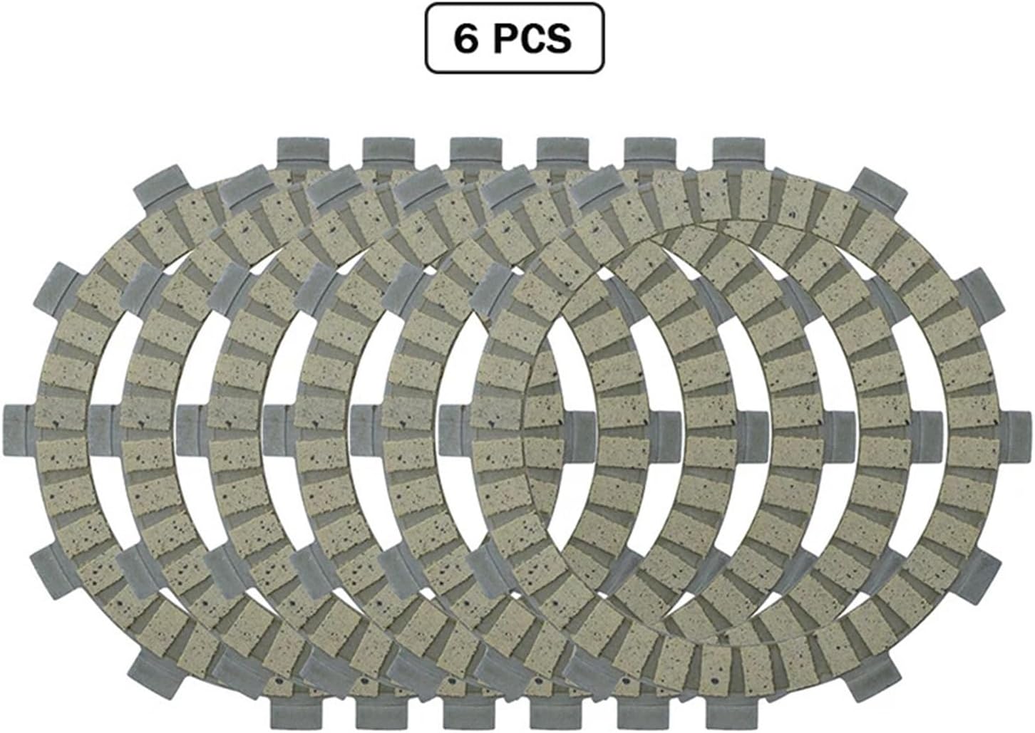 Motorcycle Clutch Friction Disc Plate Kit Fit For GV300S - 6 Pcs Plates & 5 Steel