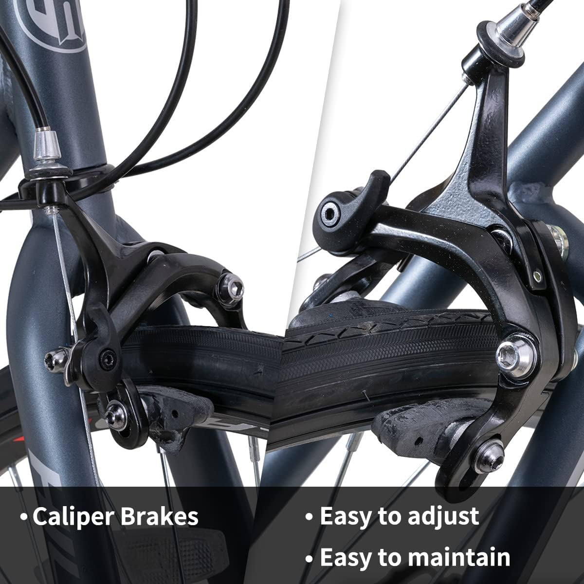 Hiland Road Commuter Bike,700C Wheels with 14 speeds Shimano Racing Bike for Men Womens : Sports & Outdoors