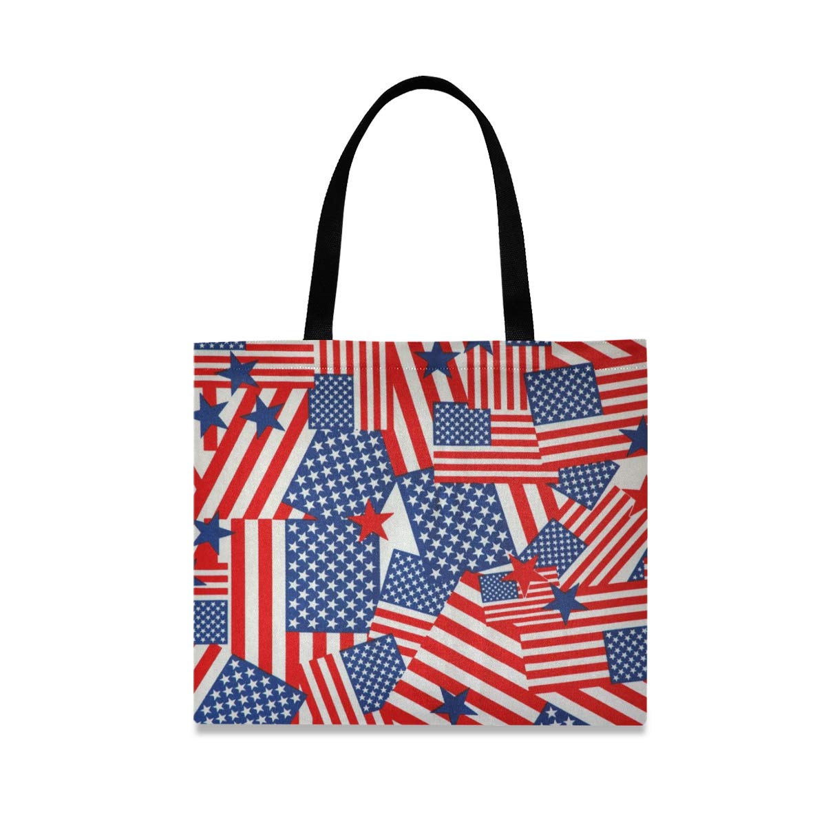 Borsa In Tela Vintage Bandiera Italiana – Shopping Bag Riutilizzabile Con Tracolla, Grande 50x43 Cm