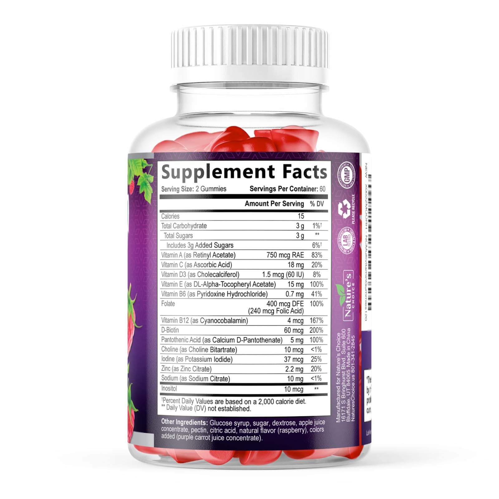 Multivitamin Gummies - 14-in-1 Formula - Essential Vitamin Gummies for Women & Men - Complete Multi Mineral Adult Gummy Vitamins Nutritional Supplement - Daily Energy Support for Adults - 120 Gummies — Amazon image 9
