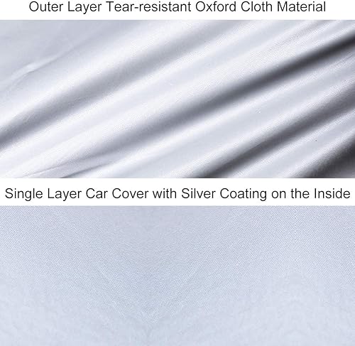 Miniatura 4 de Funda impermeable para automóvil compatible con Mercedes-Benz GLA 250 Base 4MATIC 2017-2022, protección para todo tipo de clima, con tiras