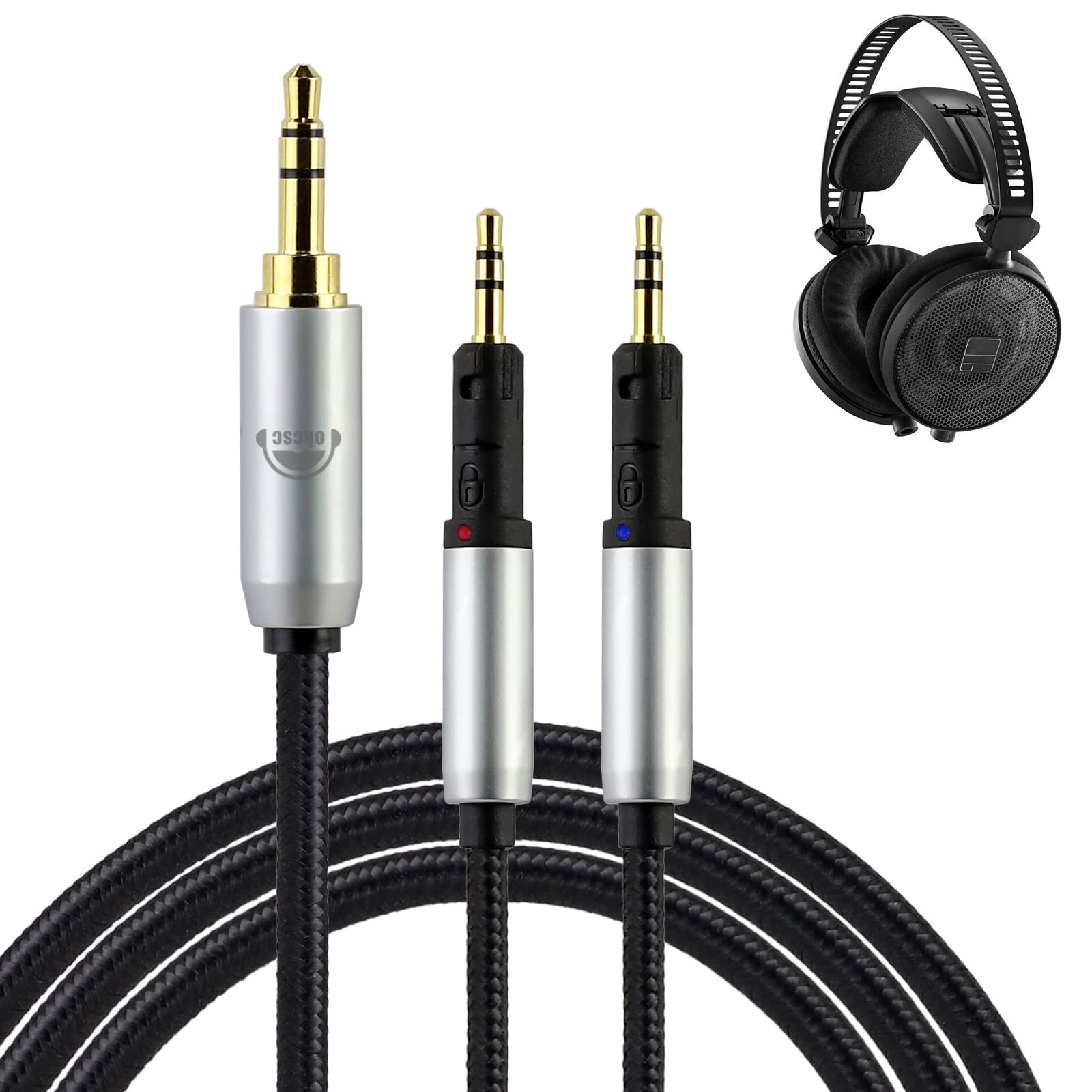 Amazon | okcsc TCR70X ヘッドホンケーブル 交換ケーブル イヤホン 