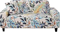 Vista 8 de HOOBUY Funda de sofá estampada, Funda elástica para sillón, funda de sofá biplaza con patrones para sillón con cojines de 2 plazas, Juego de sofá Bd