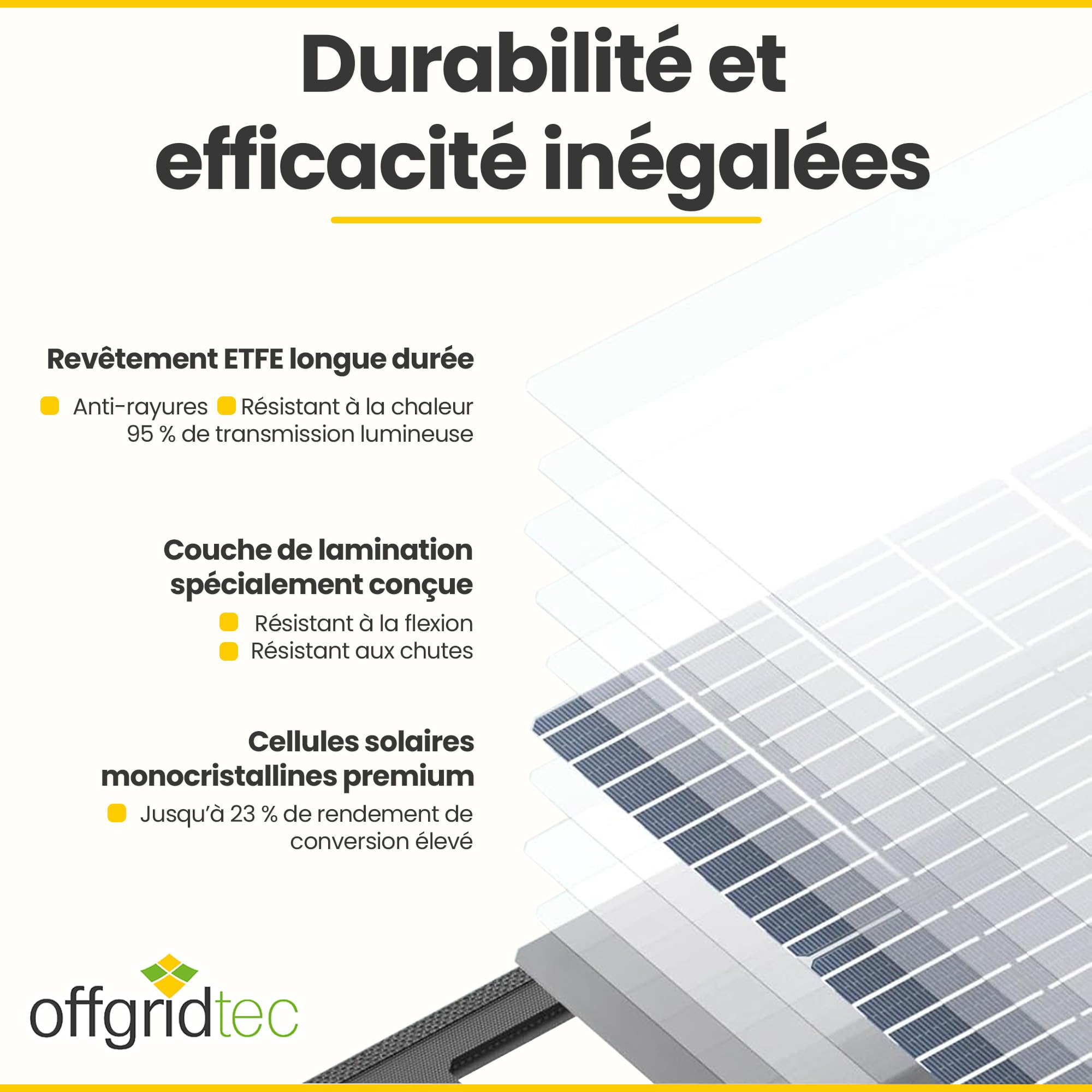 Offgridtec FSP-Max 400W 36V Panneau solaire pliable en mallette