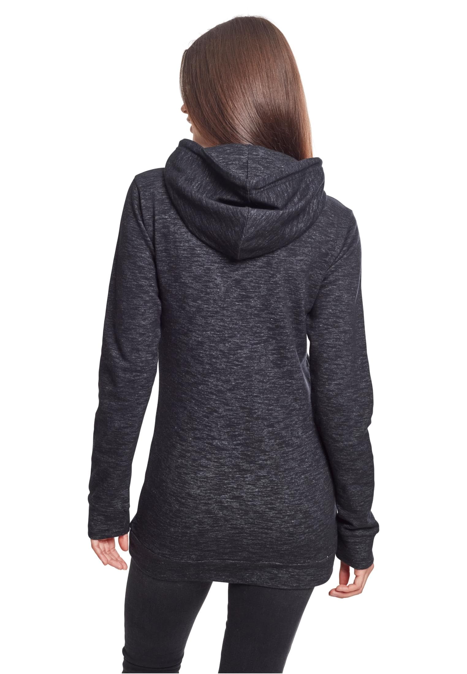 Urban Classics Bluza z kapturem Kobiety Ladies Slub Terry High Neck Hoody