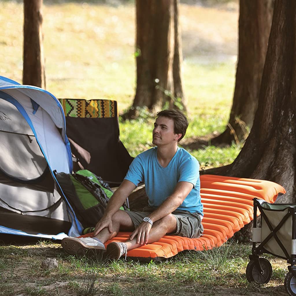 Colchoneta hinchable autoinflable, colchoneta de empalme, cama hinchable para playa, camping