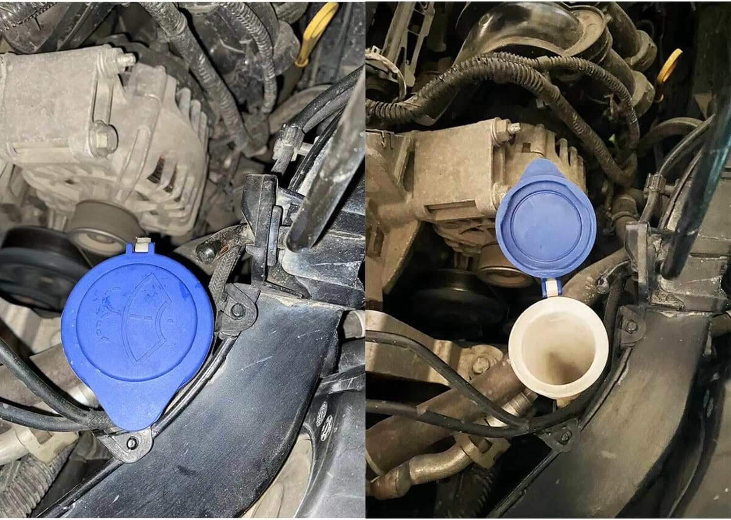 Car radiator cap Compatible With For Focus 2011 2012 2013 2014 2015 1pc Washer Bottle Cap Windshield Wiper Washer Fluid Reservoir Bottle Cap 1708196