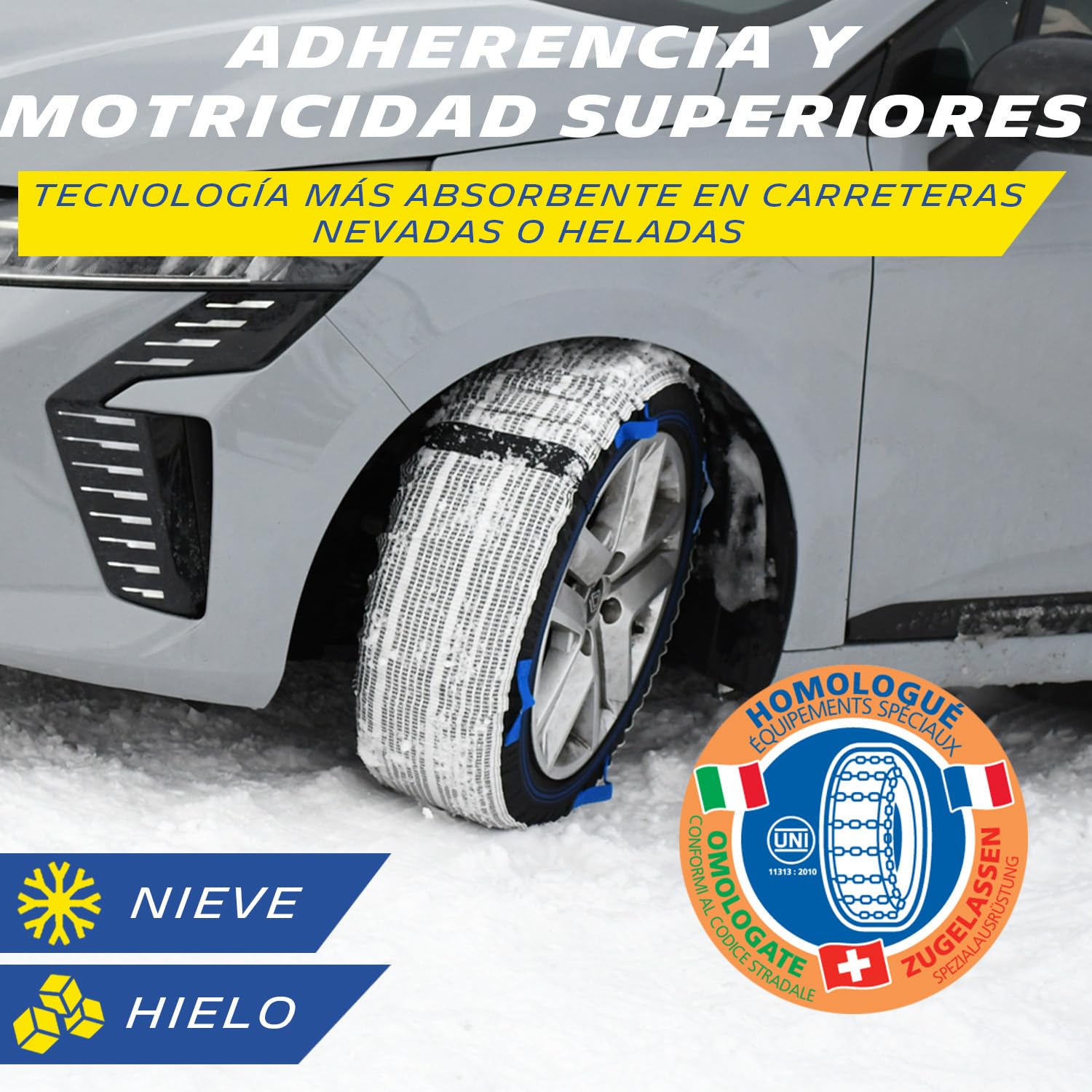 Michelin 008361 par Cadenas de nieve textiles