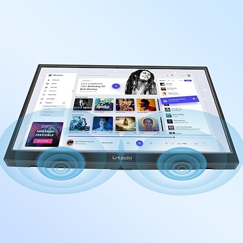 Miniatura 7 de Monitor pequeño de 13.3 pulgadas HD 1366x768P Mini monitor HDMIVGABNCUSBAV Puerto HDMI Monitor para Raspberry Pi TV Computadora Cámara Gaming