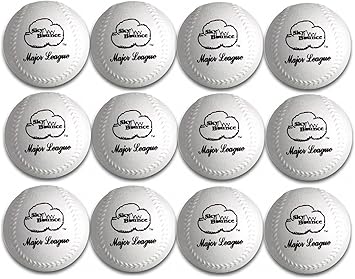 Sky Bounce Sponge Baseball White, 12-Pack