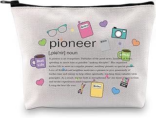 Pioneer Definition JW Gift Pioneer School Makeup Bag Gifts For Pioneer School Jehovah's Witness JW Cosmetic Bag (pioneer noun)