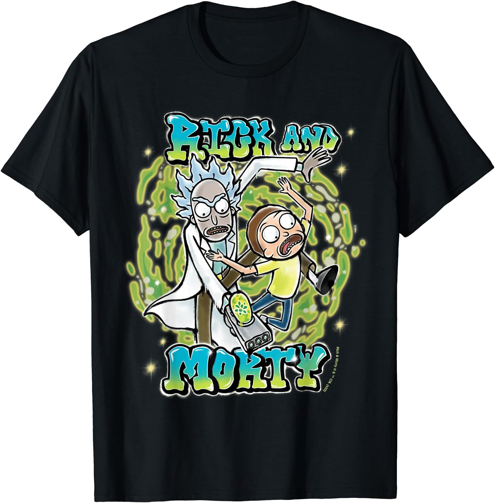 adidas rick and morty t shirt