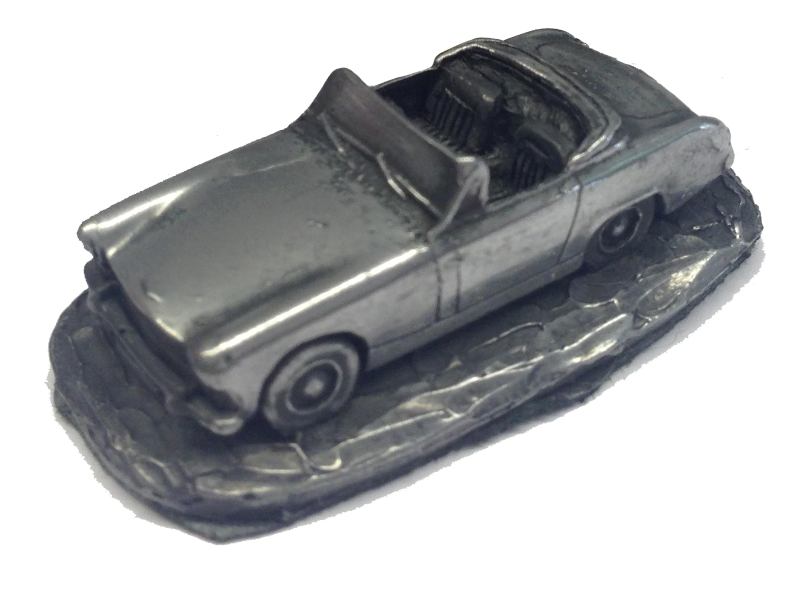 Austin Healey Sprite Mk2 ref17 British car Pewter Effect 1:92 Scale model vehicle