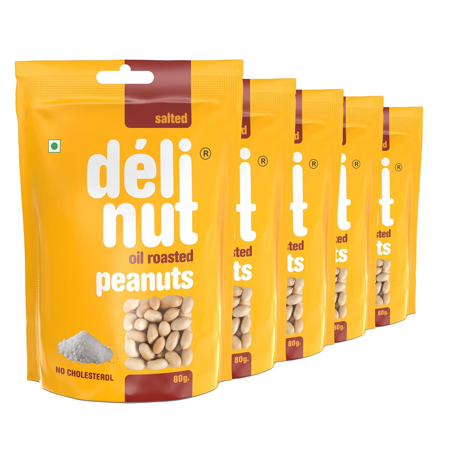 Delinut Oil Roasted Peanuts Salted 400gm Amazon.in Grocery