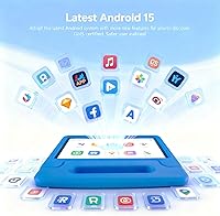 Vista 4 de Tablet infantil de 11 pulgadas Android 15 20GB + 128GB Octa-Core 8000mAh tableta Todder con funda a prueba de caídas, control parental, WiFi 6 y Azul