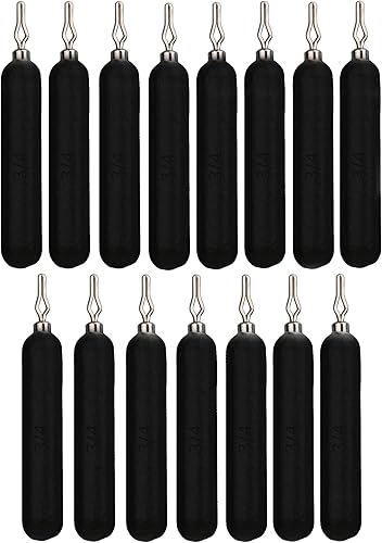 Miniatura 14 de Reaction Tackle Pesos de tiro de caída - Plomos para pesca de tiro de caída de agua salada y agua dulce - Forma de lápiz delgado - Plomos de pesca