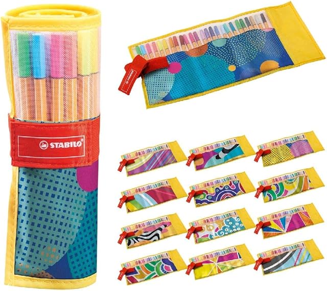 Cienkopis - STABILO point 88 Rollerset piórnik 25 kolorów