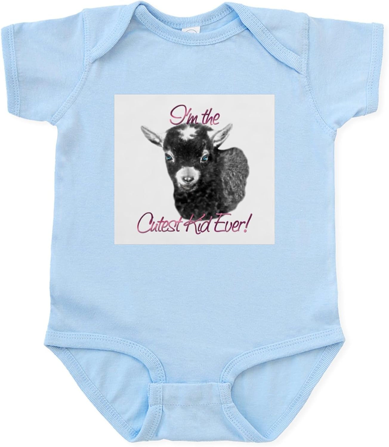 CafePress Goat Cutest Kid Ever Infant Bodysuit Cute Infant Bodysuit Baby Romper