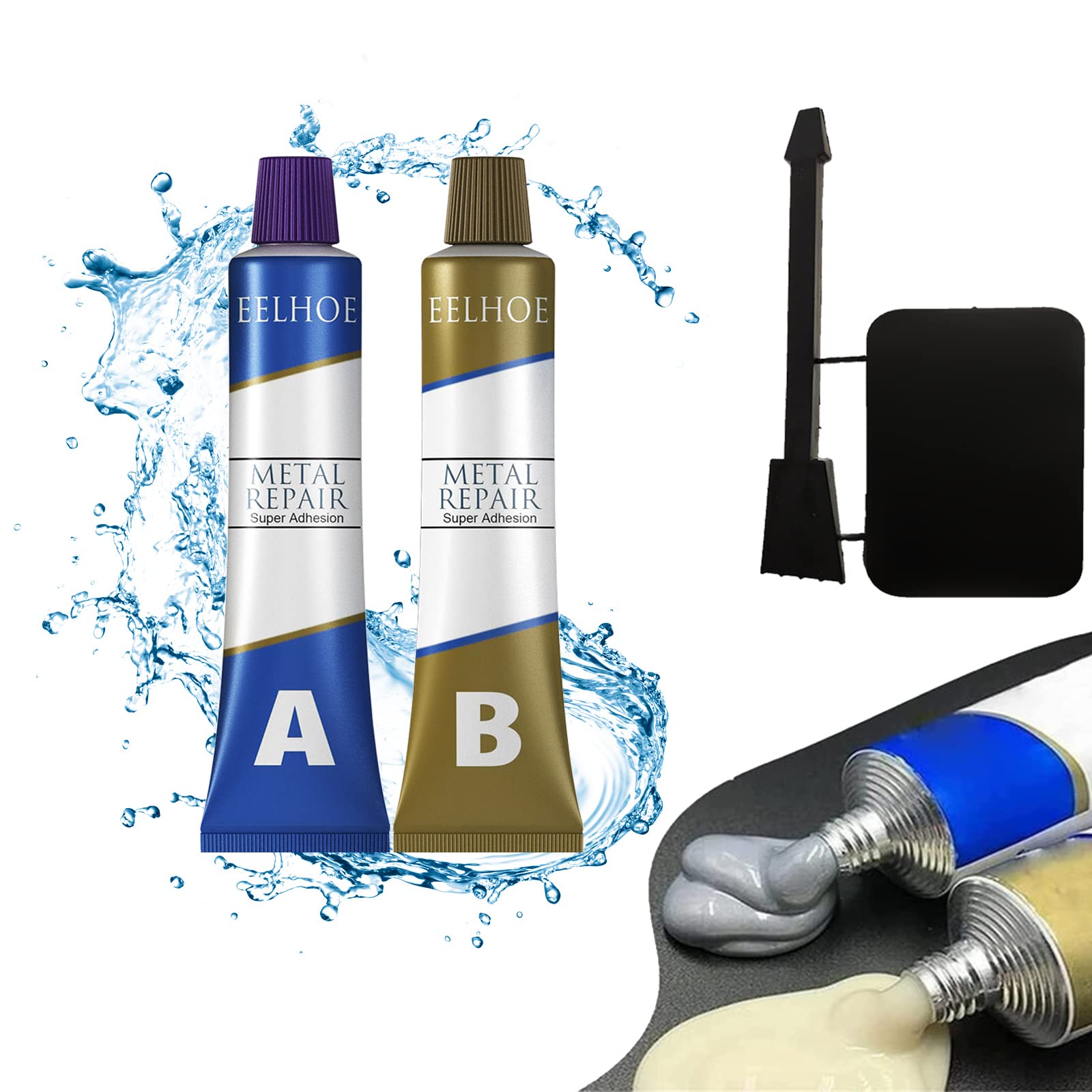 XiXiCCCC 2022 New Magic High Temperature Resistant Liquid Metal Welding Filler, Magic Metal Mending Agent, Industrial Heat Resistance Cold Weld Metal Repair Paste