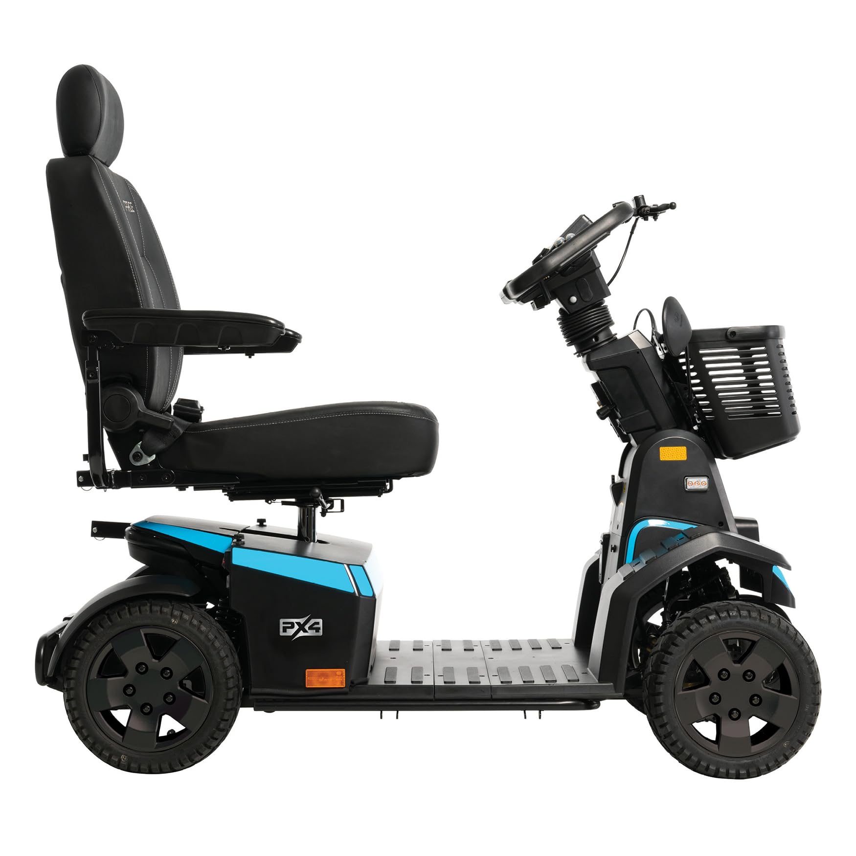 Pride Mobility PX4 500 LB. Weight Capacity Super Heavy Duty Mobility Scooter (18 x 18-20 Seat, Peacock Blue)
