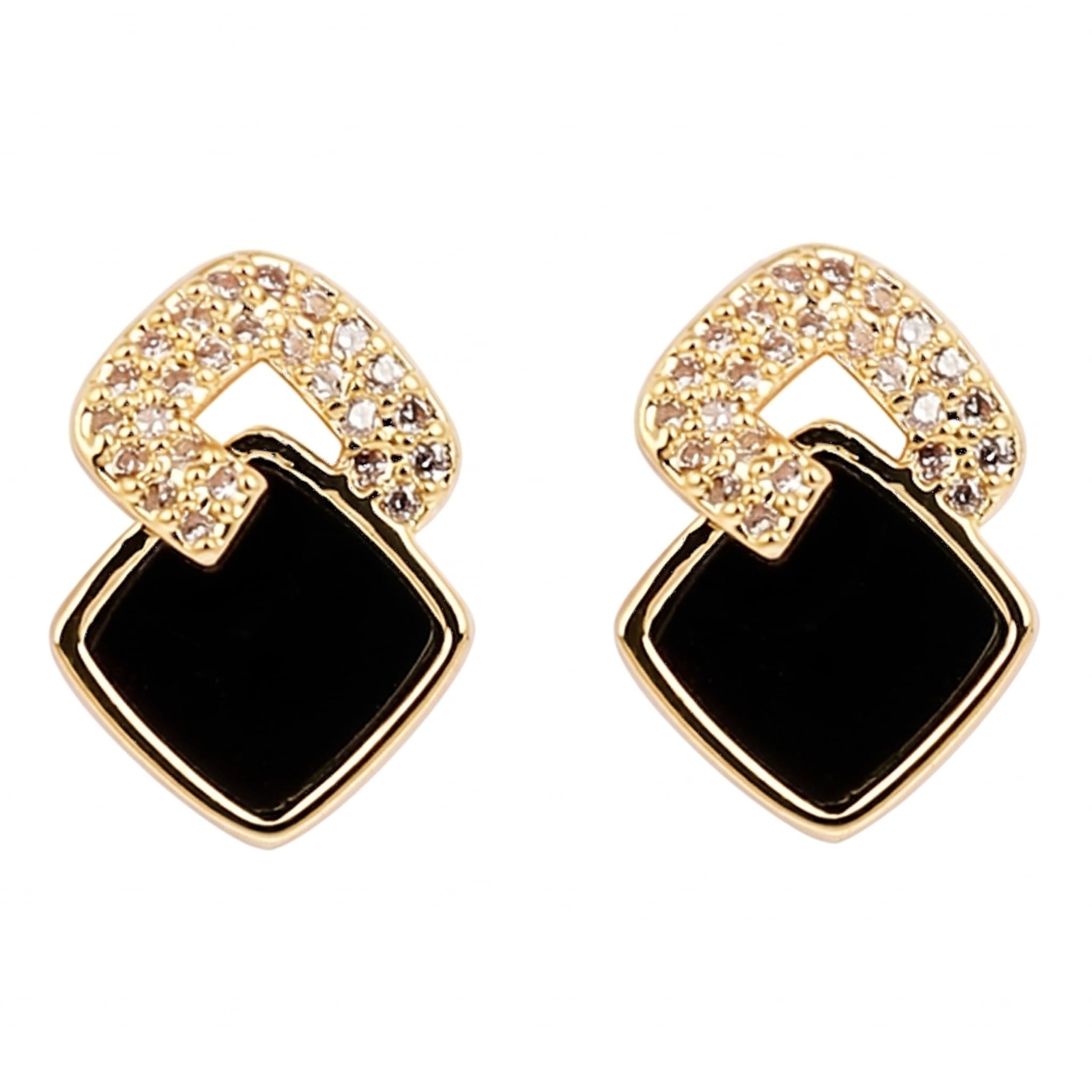 youbella Jewellery Gifts Stylish Latest Western Ear rings Gold Plated Studs Earrings Set for Girls and Women-picture-2