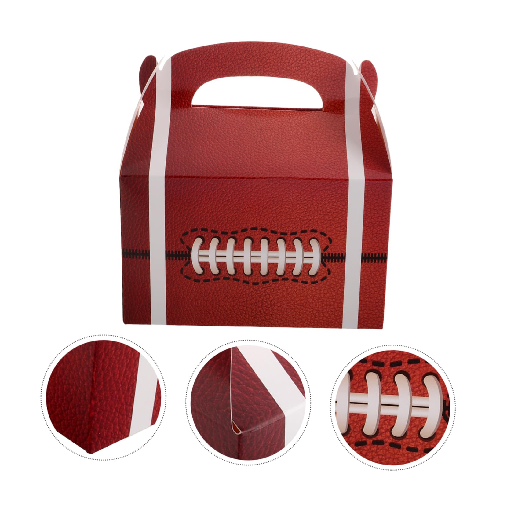 Luxshiny 50pezzi Scatole Da Snack Tema Calcio Cartone Per Feste Di Compleanno Scatole Per Shower Contenitori Per Dolci e Snack Per Eventi Sportivi Facili Da Trasportare e Distribuire