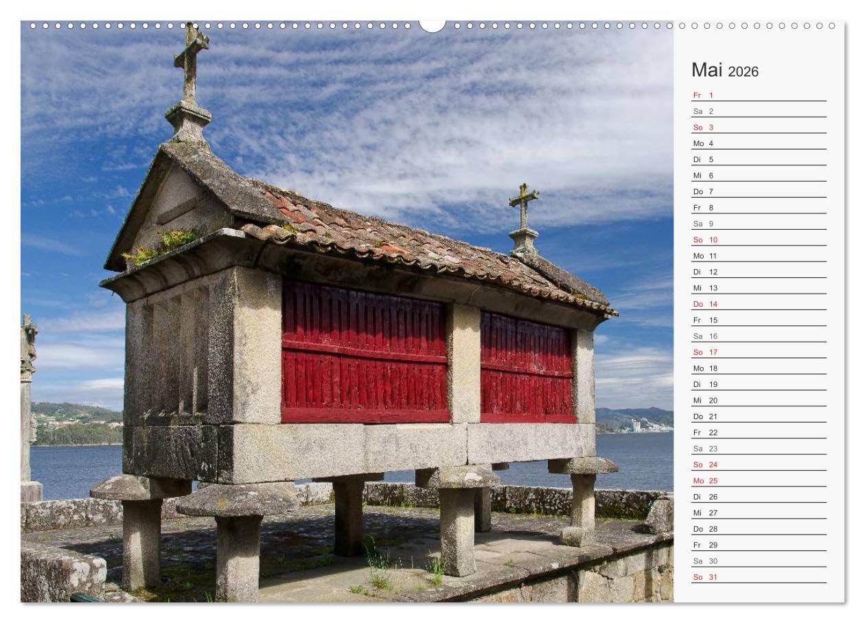 Der Nordwesten Spaniens (hochwertiger Premium Wandkalender 2026 DIN A2 quer), Kunstdruck in Hochglanz: Bezaubernde Vielfalt im Nordwesten der ... bis an die Küste Galiziens (CALVENDO Orte)