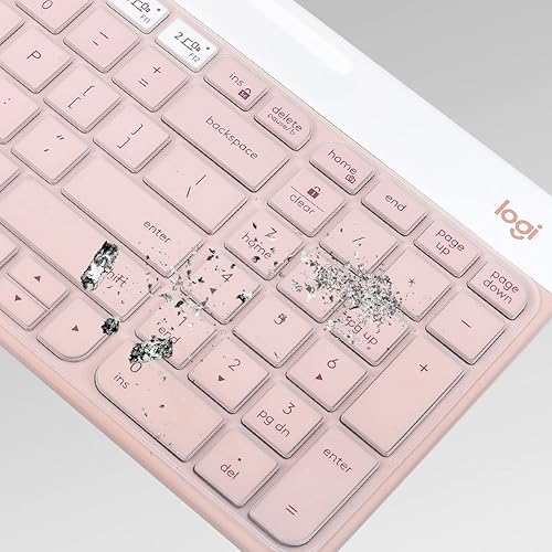 Miniatura 9 de Cubierta de teclado para teclado Logitech K360 MK360 Wireless Keyboard, Logitech K360 Funda protectora para teclado - Transparente