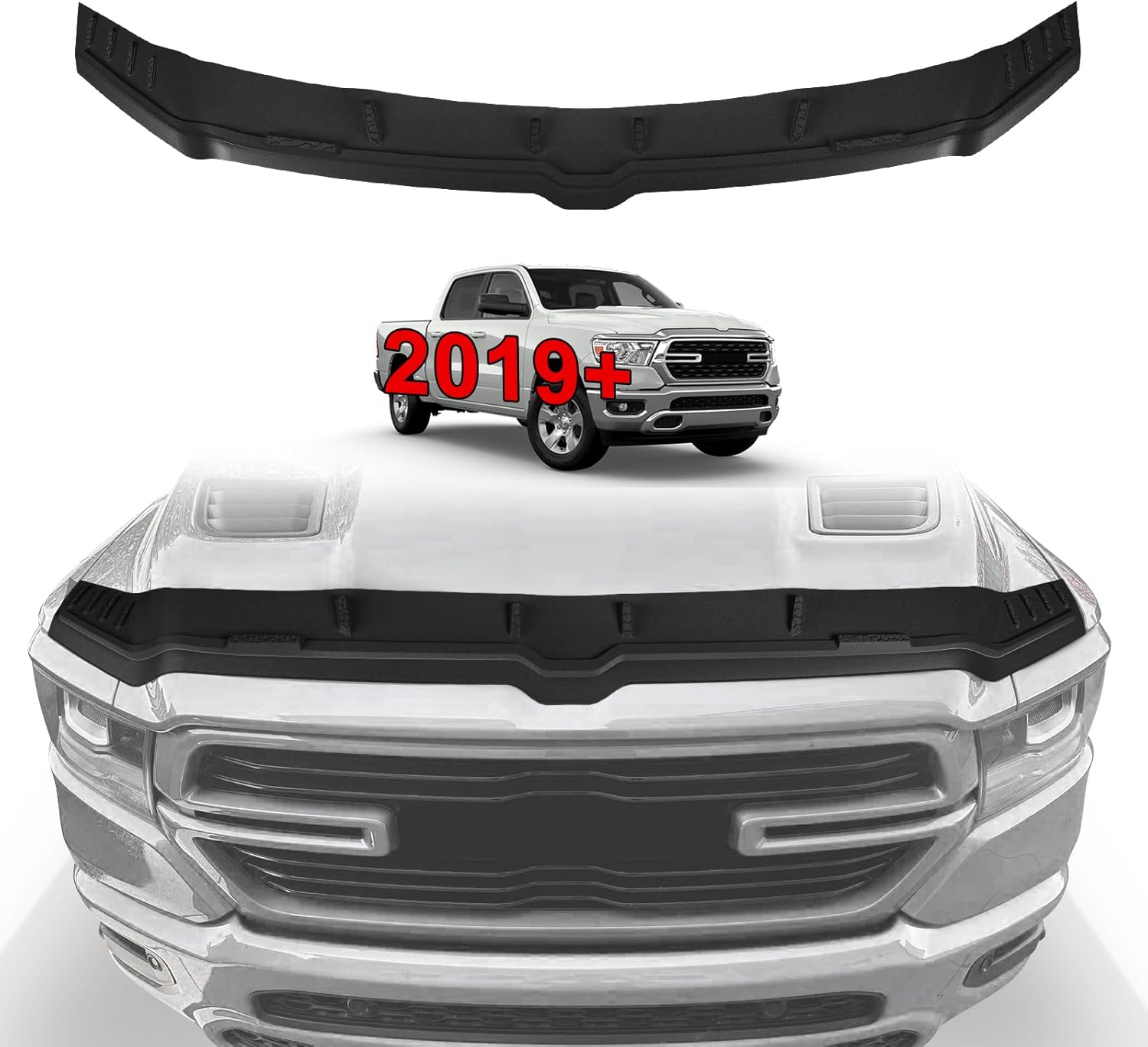 TripleAliners Hood Deflector Protector Compatible with 2019
