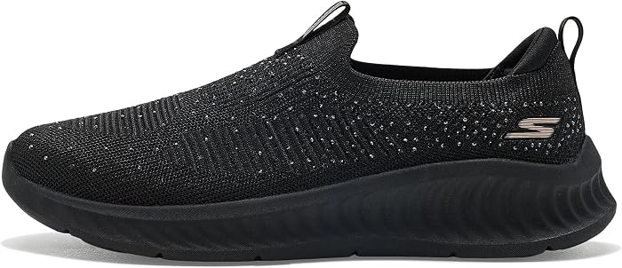 Женские кроссовки Skechers Go Walk Now Lovely, цвет: Чёрный — фото 2