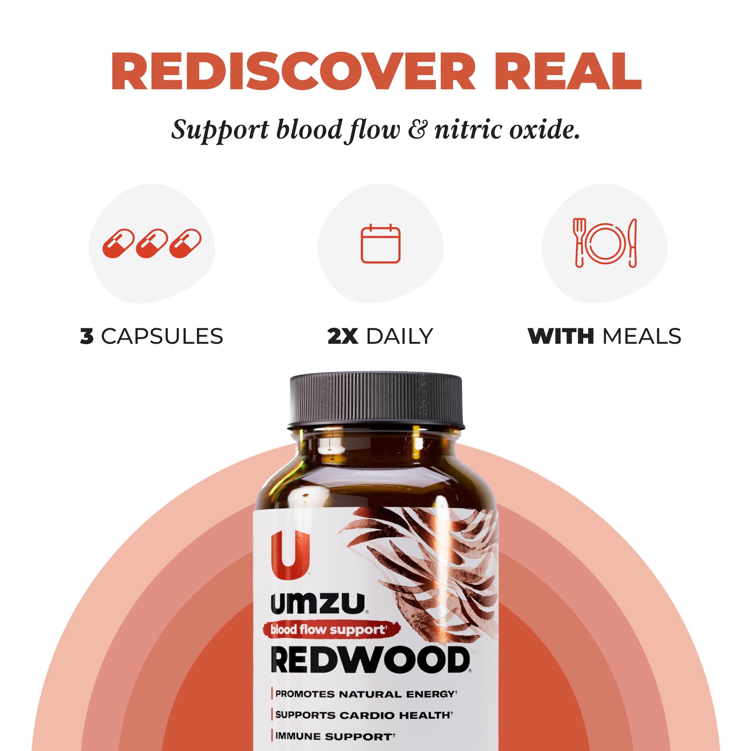 UMZU Redwood Nitric Oxide Booster, 30 Day Supply — Amazon image 6
