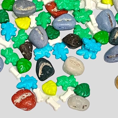 Miniatura 4 de COOL MOM SPRINKLES Gránulos de dinosaurio Jurassic (4 onzas)  Gránulos temáticos de cumpleaños para decorar pasteles, cupcakes, galletas y postres