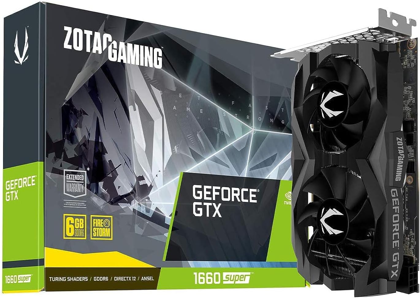 Gaming GeForce GTX 1660 Super 6GB GDDR6 192-bit Gaming Graphics Card, Super Compact, ZT-T16620F-10L