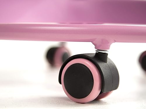 Miniatura 6 de OFFICE FACTOR Silla de escritorio para niños, altura ajustable, para la escuelael hogar, para niños de 4 a 12 años, giratoria con ruedas