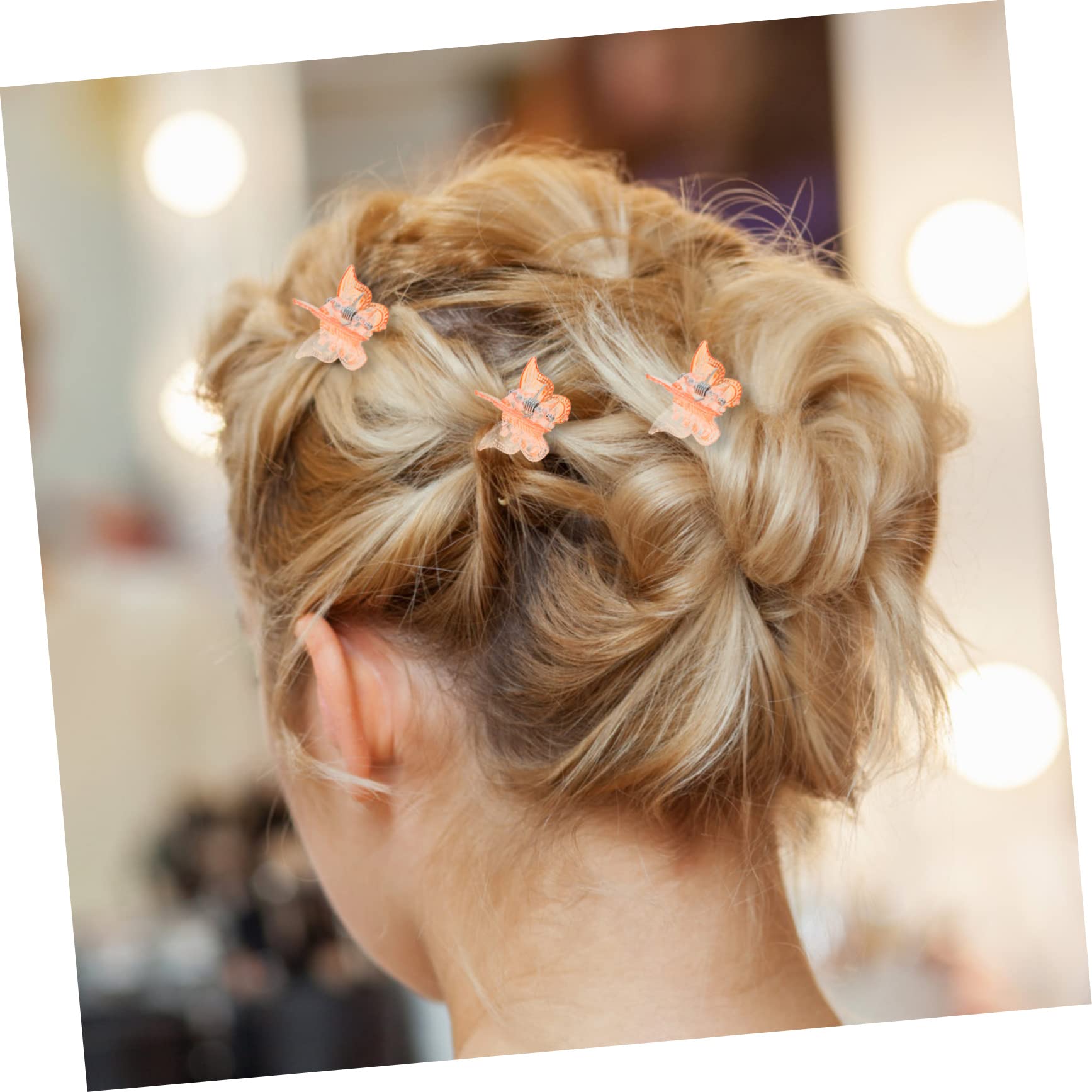 minkissy 160pezzi Fermagli Per Forma Di Farfalla Clip Per Piccole Colorate Accessori Per Donne e Ragazze e Sottili
