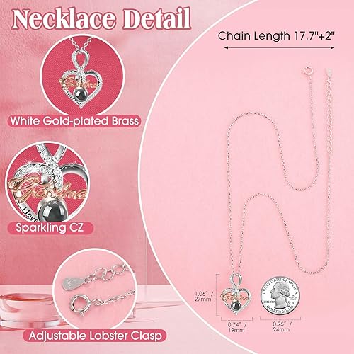 Miniatura 87 de ADDWel Rose Gifts for Women - Preserved Real Roses Forever Purple Flowers with I Love You in 100 Languages Necklace and Cute Moss Bear for