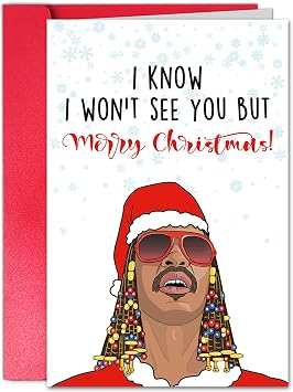 TQDaiker Wonder Christmas Card, Funny Christmas Card for Husband Wife Boyfriend Girlfriend Family Couple Lovers, Long Distance Xmas Card