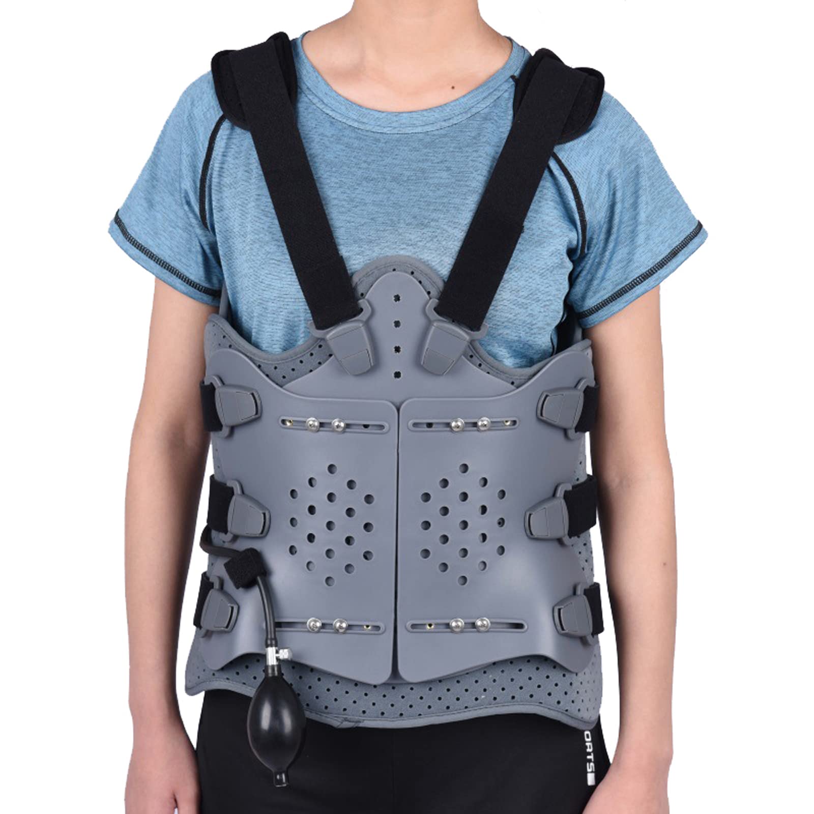 CUSMA Órtesis De Columna Vertebral, Órtesis Toracolumbar Ajustable Soporte Lumbar, para El Dolor Lumbar, Hernia De Disco Lumbar