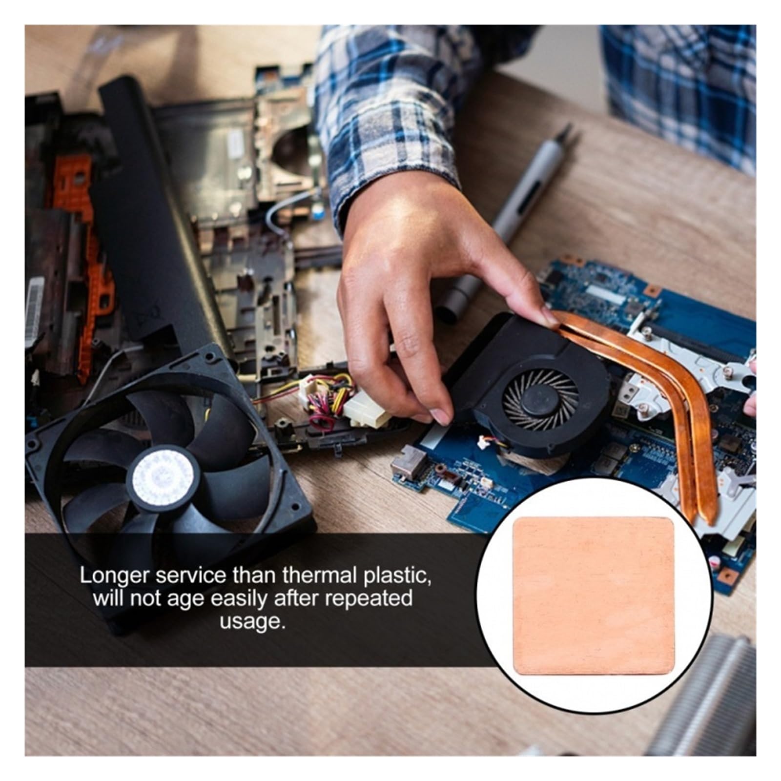 10 piezas de almohadilla térmica, componentes de computadora, refrigeración for disipador de calor de computadora portátil